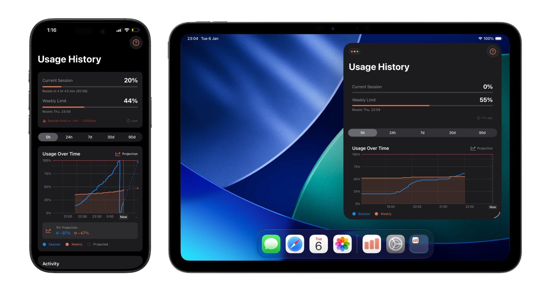 iOS and iPad Companion Apps